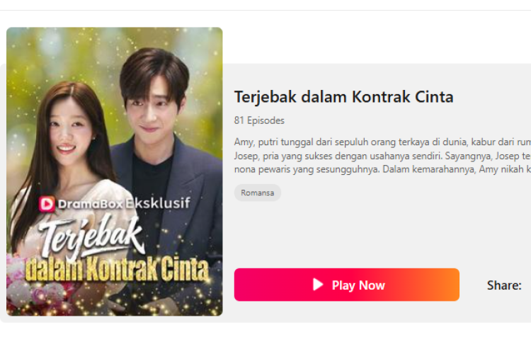 Nonton Drama Korea Terjebak dalam Kontrak Cinta (2026) Full Episode Sub Indonesia, Amy Jalani Kehidupan Sulit